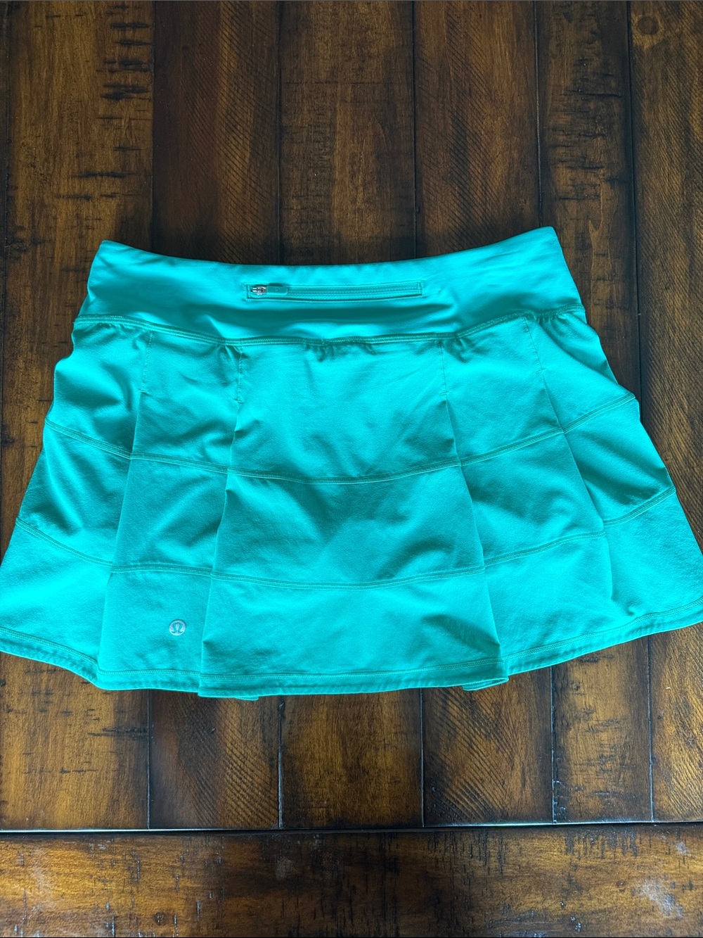 lululemon athletica green Pace Rival Skirt with Zip Pocket